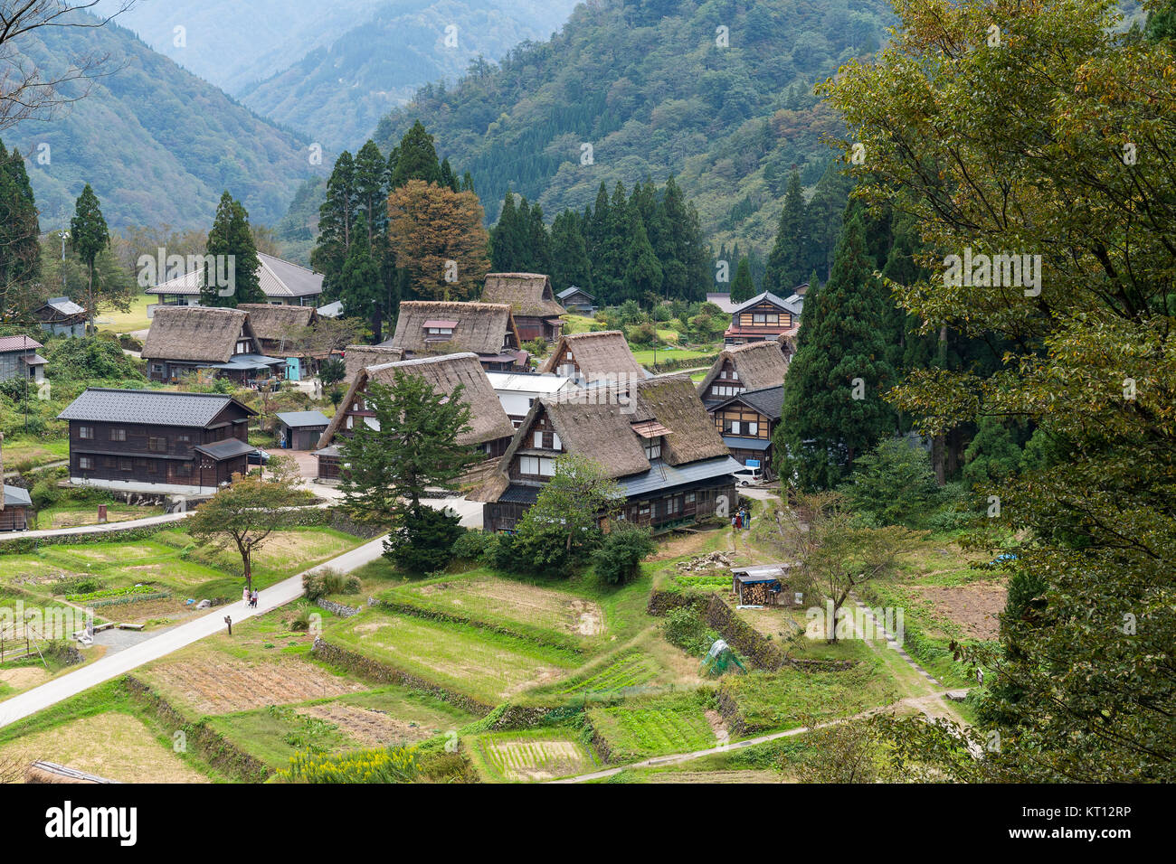 Traditionelle gassho Gasshozukuri Haus in Shirakawago
