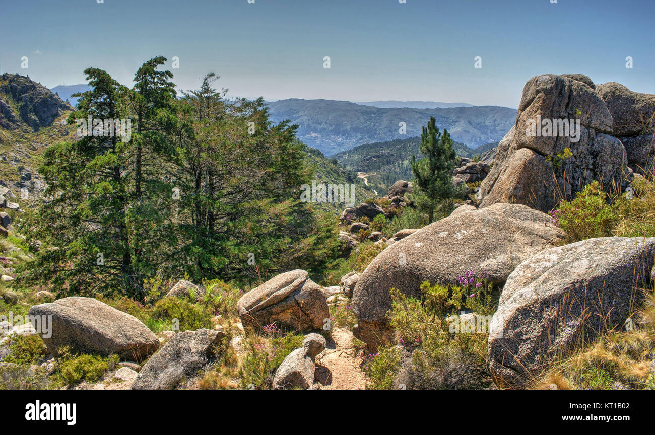 Nationalpark von Peneda Geres in Portugal Stockfoto