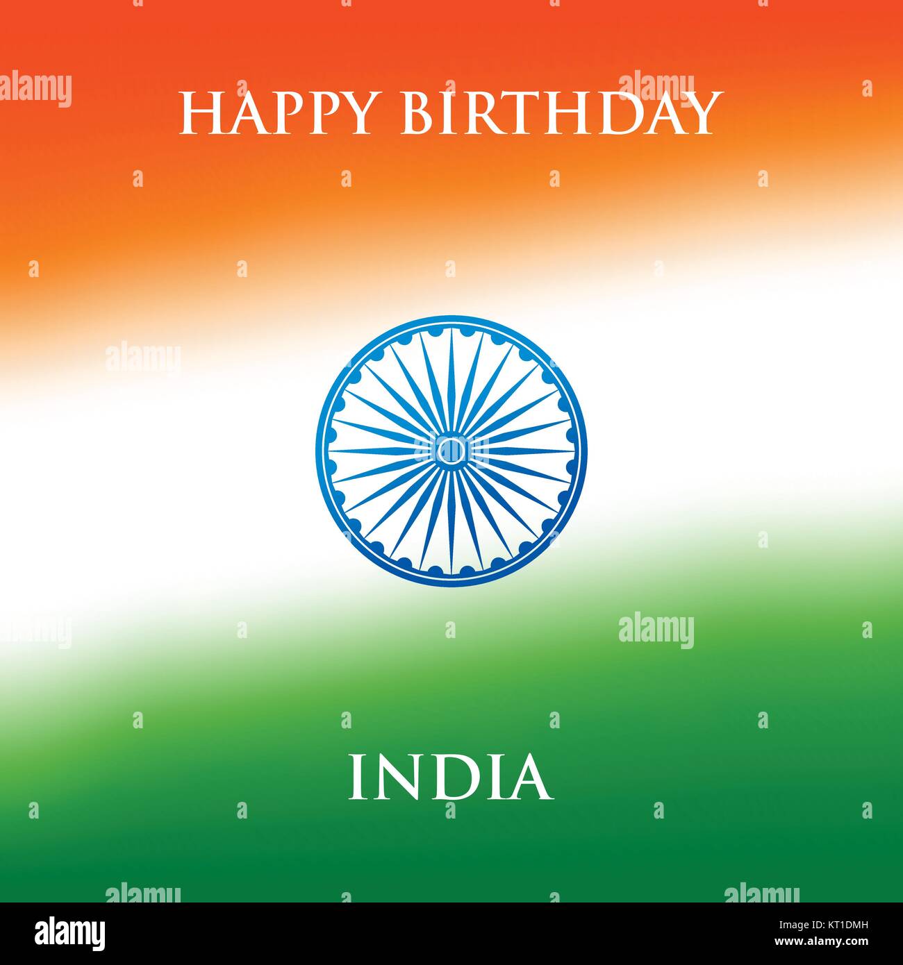 Indien Tag der Republik Grußkarte design Vector Illustration. 26. Januar - Tag der Republik Indien. Stock Vektor
