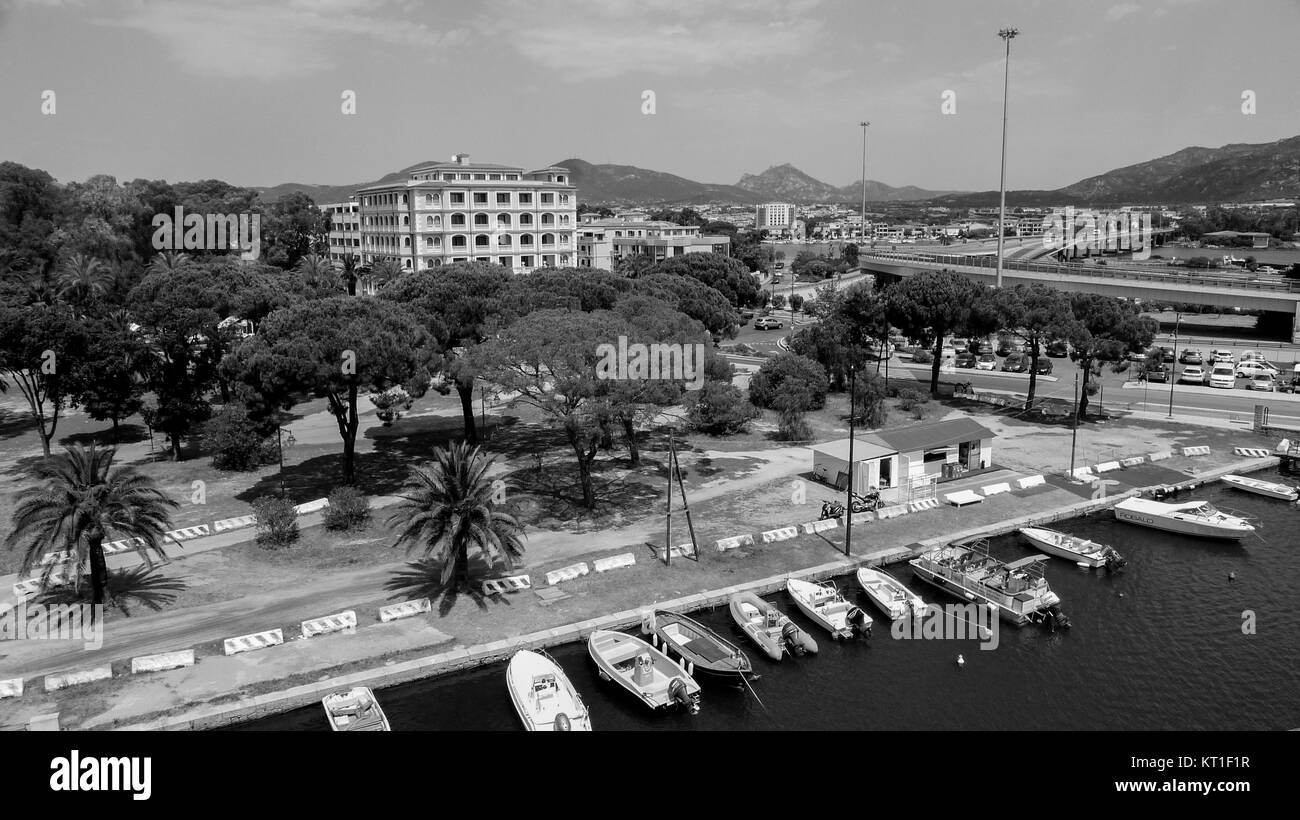 Olbia Marina vom Nationalen Archäologischen Museum, Olbia, Sardinien, Italien Stockfoto