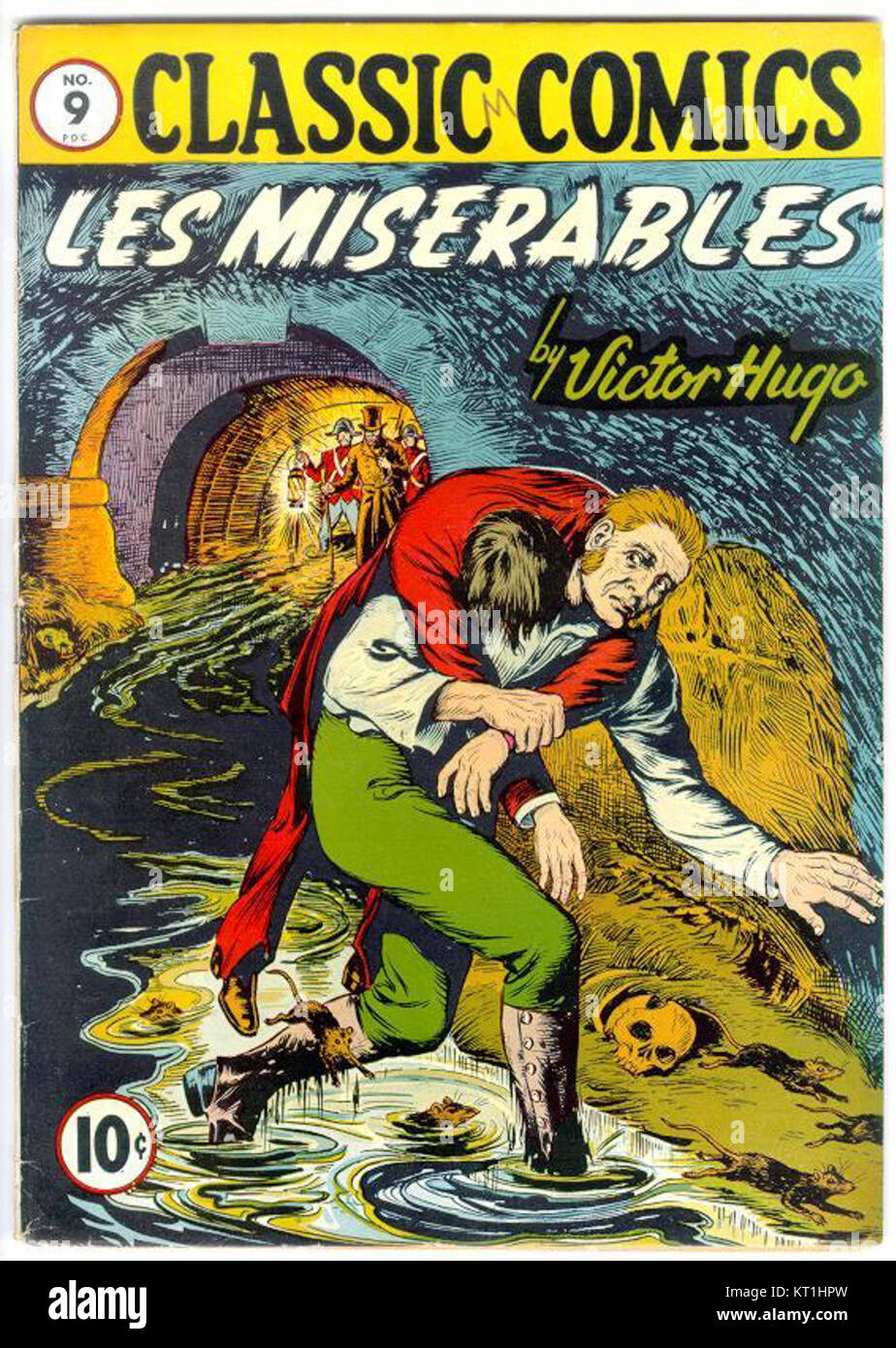 CC No. 09 bezieht sich auf eine bestimmte Ausgabe oder Version von Les MisÃ, dem klassischen französischen Roman von Victor Hugo. Die Arbeit konzentriert sich auf Themen wie Gerechtigkeit, Moral und Menschenwürde. Stockfoto