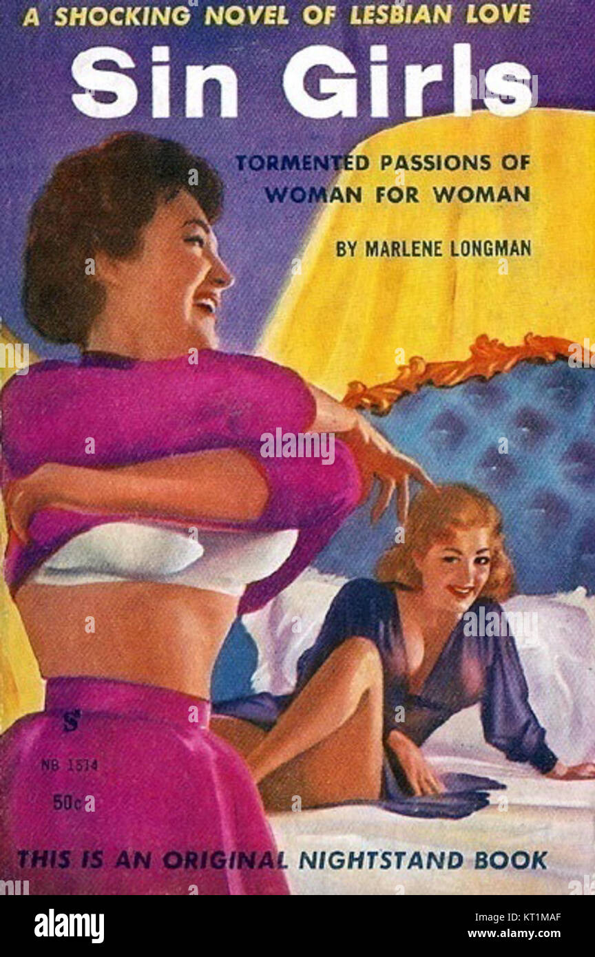Abdeckung der Sünde Mädchen von Marlene Longman - Illustrator McCauley - Nachttisch Buch NB 1514 1960 Stockfoto