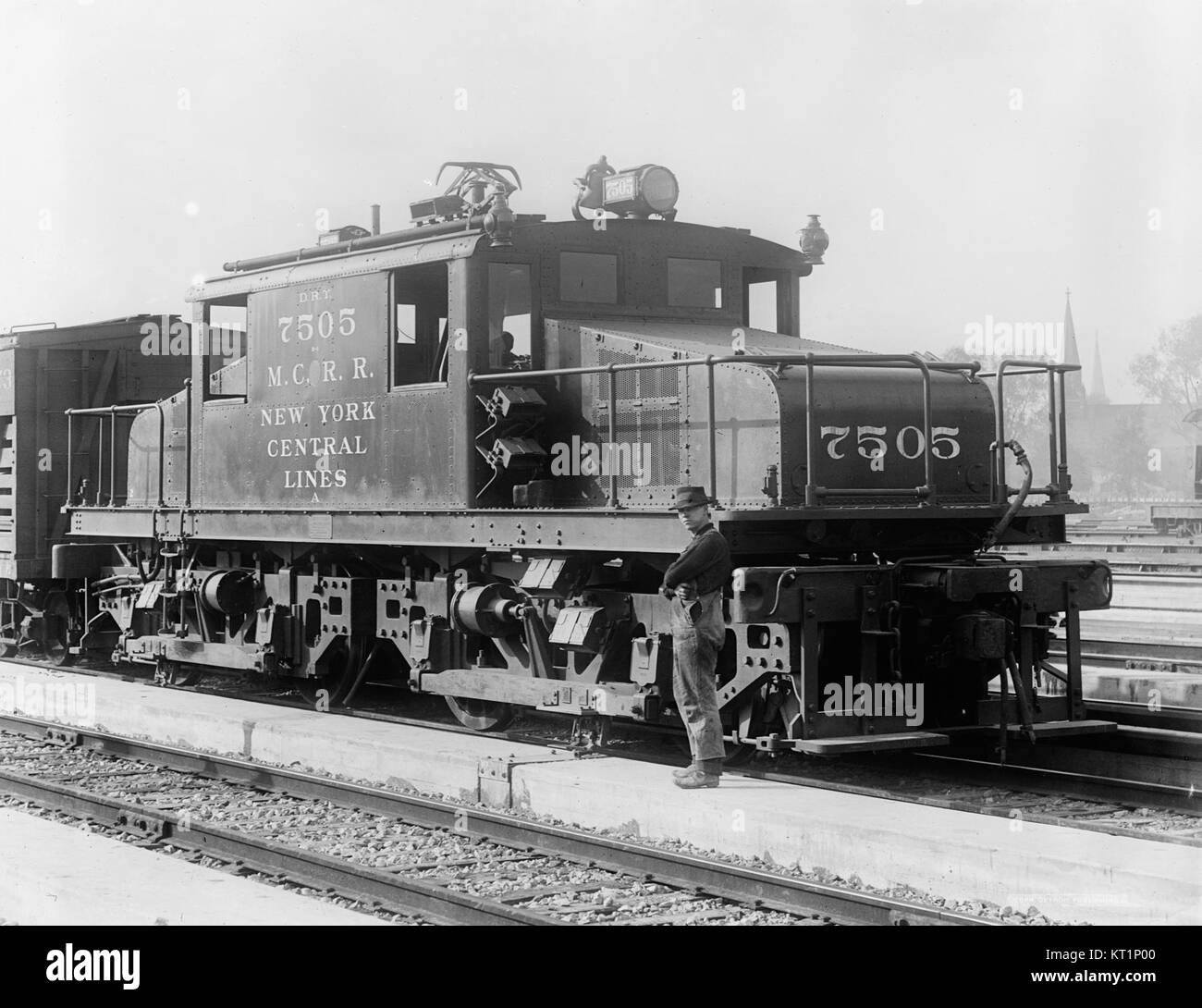 Detroit Publishing - Elektromotor, Detroit River Tunnel Stockfoto