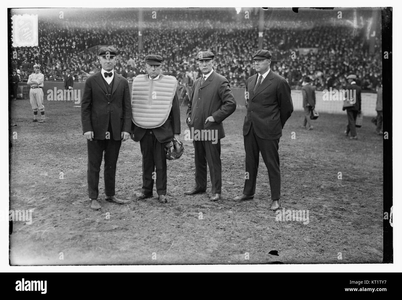 Ernie Quigley, Tom Connolly, Hank O'Day, Bill Dinneen Stockfoto