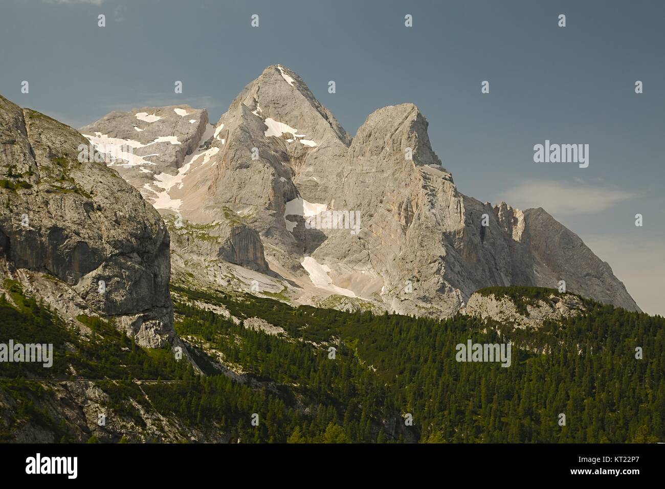 Dolomiten-Sommerlandschaft Stockfoto