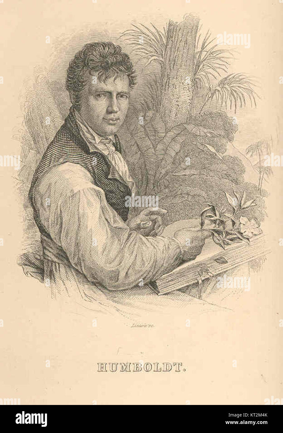 Humboldt bezieht sich auf die renommierte wissenschaftliche Familie aus Deutschland, die vor allem für ihre Beiträge zur Geographie, Botanik und Anthropologie bekannt ist. Der Titel bezieht sich wahrscheinlich auf das Erbe von Alexander von Humboldt. Stockfoto