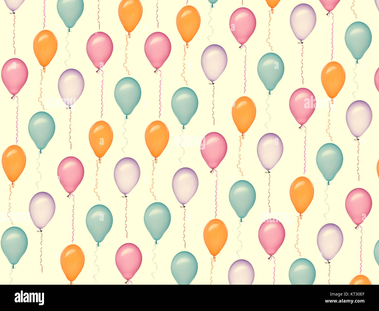 Retro ballons Textur Stockfoto