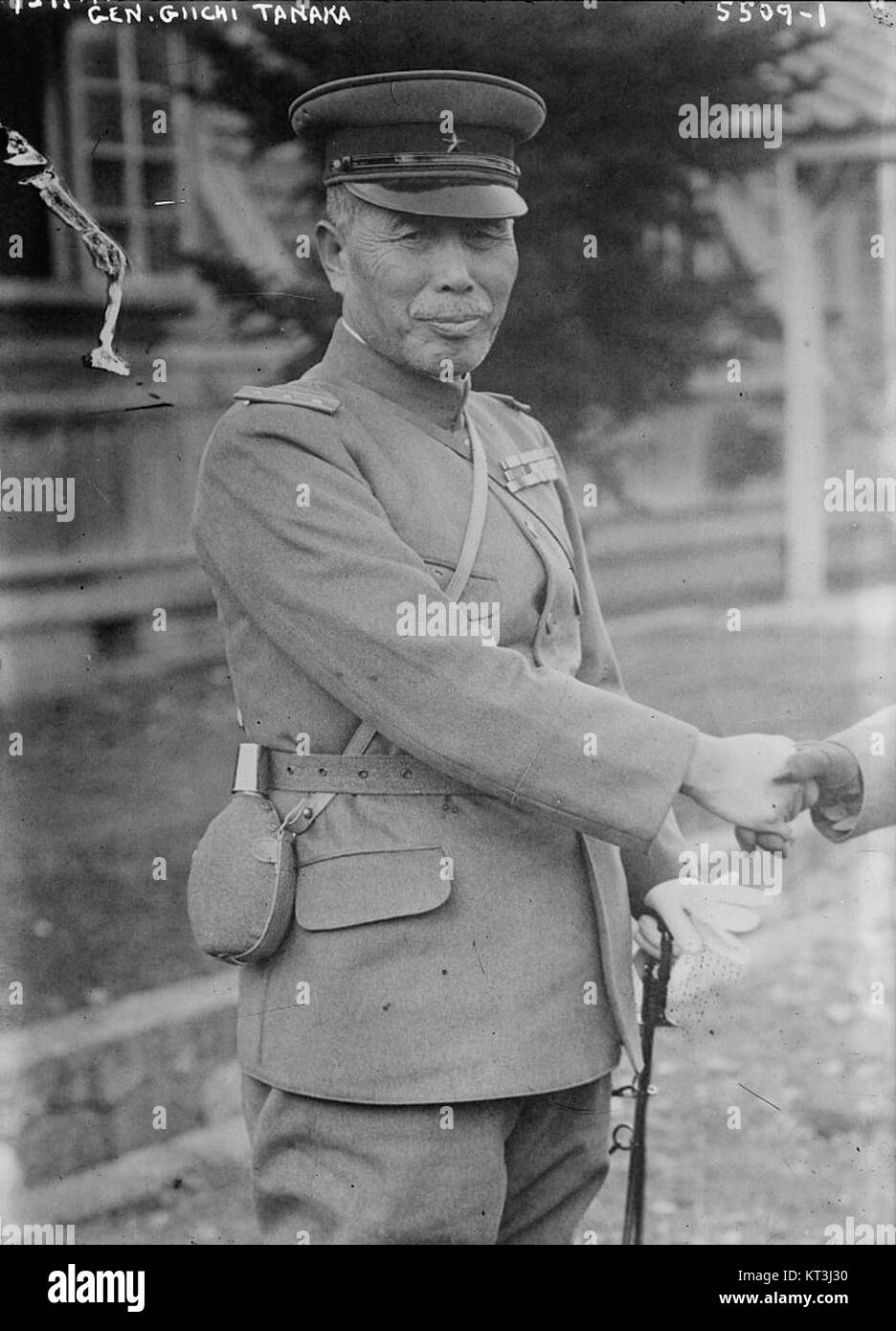 General Giichi Tanaka war ein prominenter japanischer Militärführer und Politiker, bekannt für seine Rolle bei militärischen Operationen und Führungen in Japan während des frühen 20. Jahrhunderts. Stockfoto