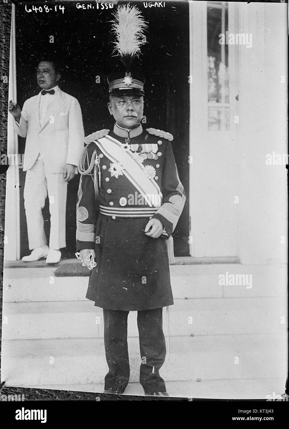 General Kazushige Ugaki war eine prominente Persönlichkeit in der Kaiserlichen Japanischen Armee und diente während des Zweiten Weltkriegs. Seine militärische Karriere ist Teil der komplexen Kriegsgeschichte Japans. Stockfoto