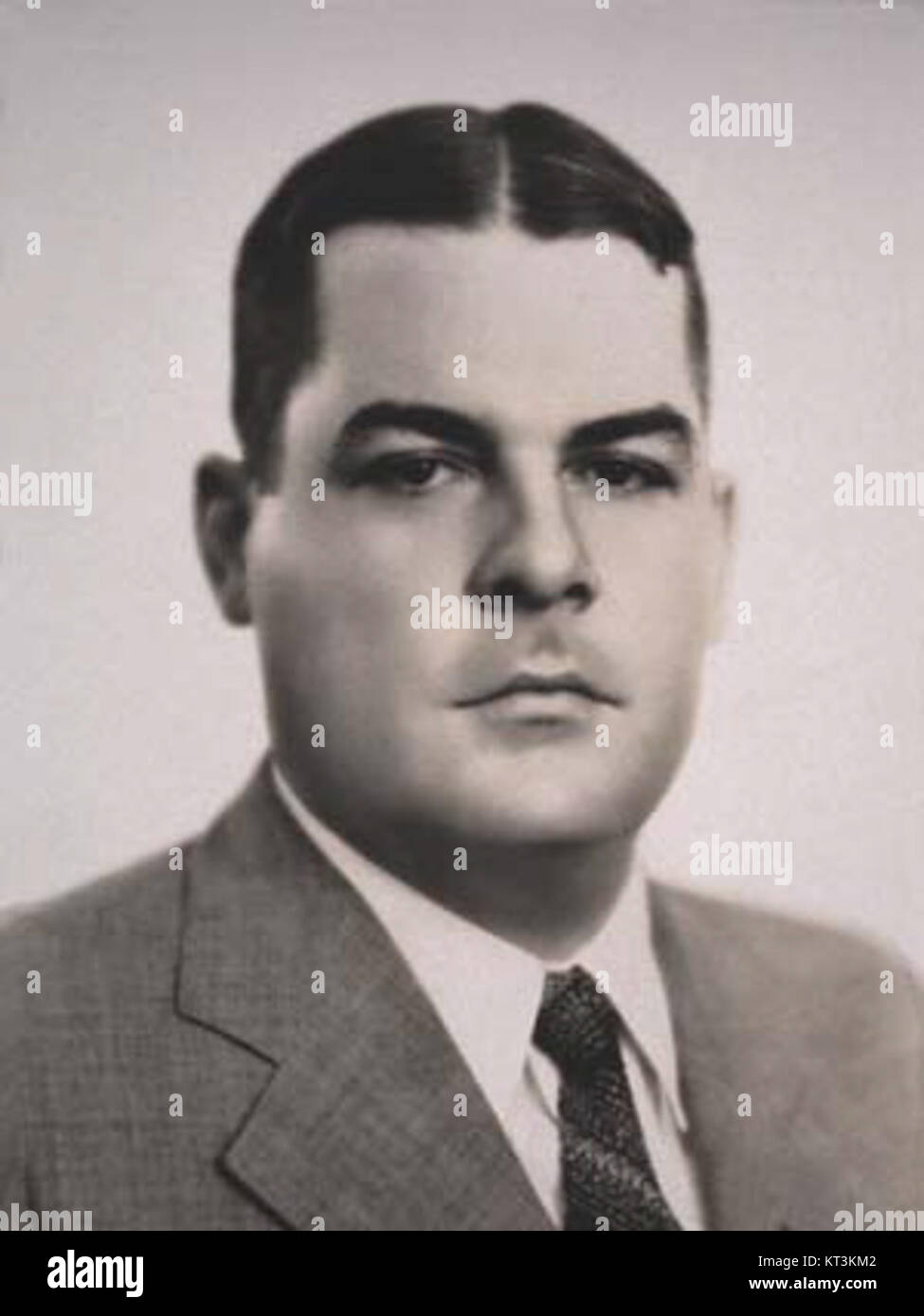 Gouverneur Richard Leche war eine politische Persönlichkeit, die während seiner Amtszeit als Gouverneur von Louisiana an kontroversen Ereignissen beteiligt war. Seine Regierung sah sich mit Problemen im Zusammenhang mit Korruption konfrontiert. Stockfoto