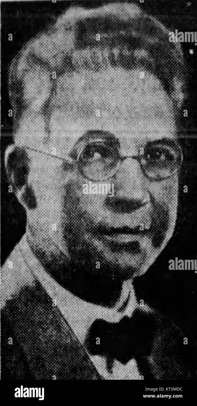 Halsted Ritter (1887–1971) war ein US-Bundesrichter, der für seine lange Amtszeit am US-Bezirksgericht für den südlichen Bezirk Floridas bekannt war. Ritter wurde 1941 von Präsident Franklin D. Roosevelt ernannt und war durch seine Beteiligung an hochkarätigen Fällen und sein Vermächtnis in Floridas Rechtsgeschichte geprägt. Stockfoto