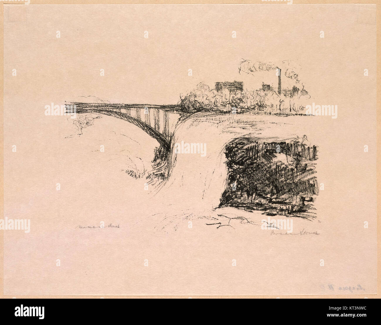 Dieses Kunstwerk von Hermann Struck mit dem Titel „Grafik JMBerlin“ entstand 2002. Struck, ein renommierter deutscher Künstler, ist bekannt für seine grafischen Arbeiten, und dieses Stück ist ein gutes Beispiel für seinen einzigartigen Stil, der traditionelle Techniken mit modernen Empfindlichkeiten verbindet. Stockfoto