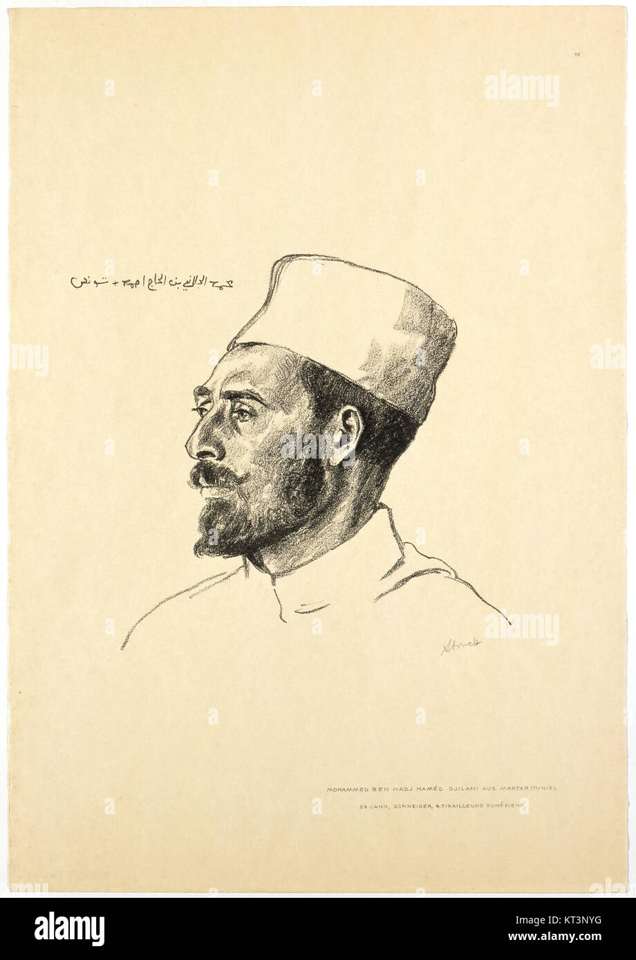 Hermann Struck war ein deutsch-jüdischer Künstler, der für seine Druckerei, insbesondere Radierungen, bekannt war. Sein 2002 erschienener Druck mit dem Titel Grafik JMBerlin spiegelt seine Meisterschaft in der Erfassung detaillierter, ausdrucksstarker Figuren durch sein Kunstwerk wider und zeigt seine innovativen Techniken aus dem frühen 20. Jahrhundert. Stockfoto