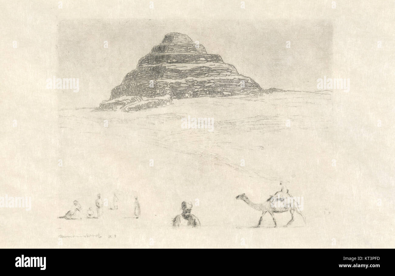 Hermann Struck war ein bekannter deutscher Künstler, der für seine grafischen Arbeiten bekannt war. Das in der DDR-Zeit entstandene Werk ist ein Beispiel für den expressionistischen Stil von Struck, der starke Kontraste und komplizierte Details verwendet, um emotionale Tiefe und künstlerische Bedeutung zu vermitteln. Stockfoto