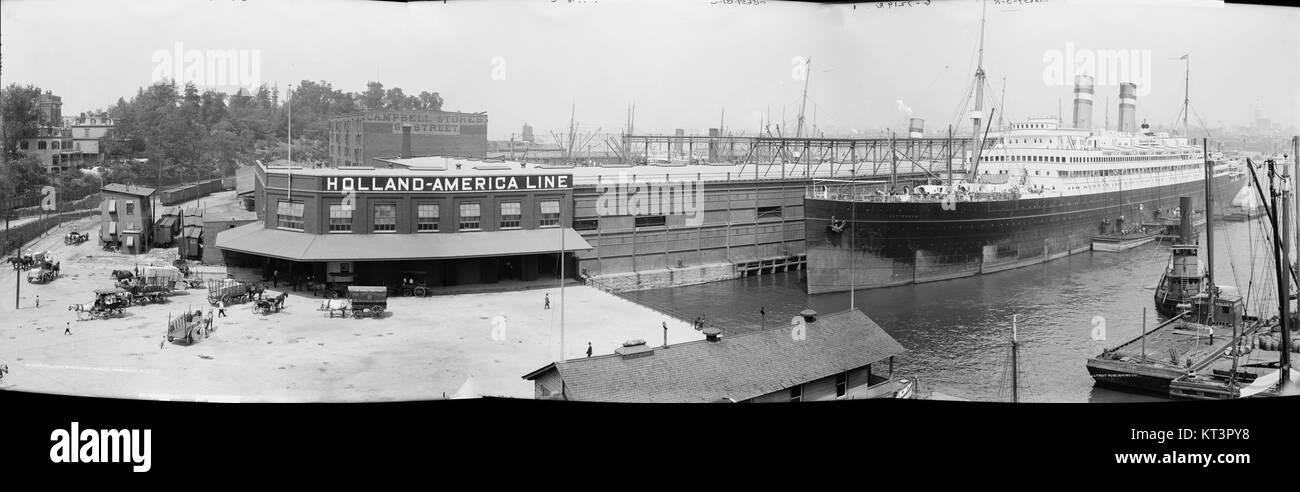 Holland American Docks Hoboken NJ Stockfoto