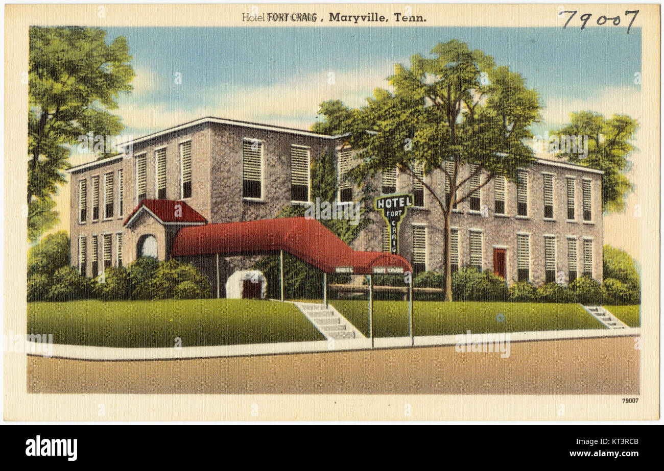 Hotel Fort Craig, Maryville, Tenn (79007) Stockfoto