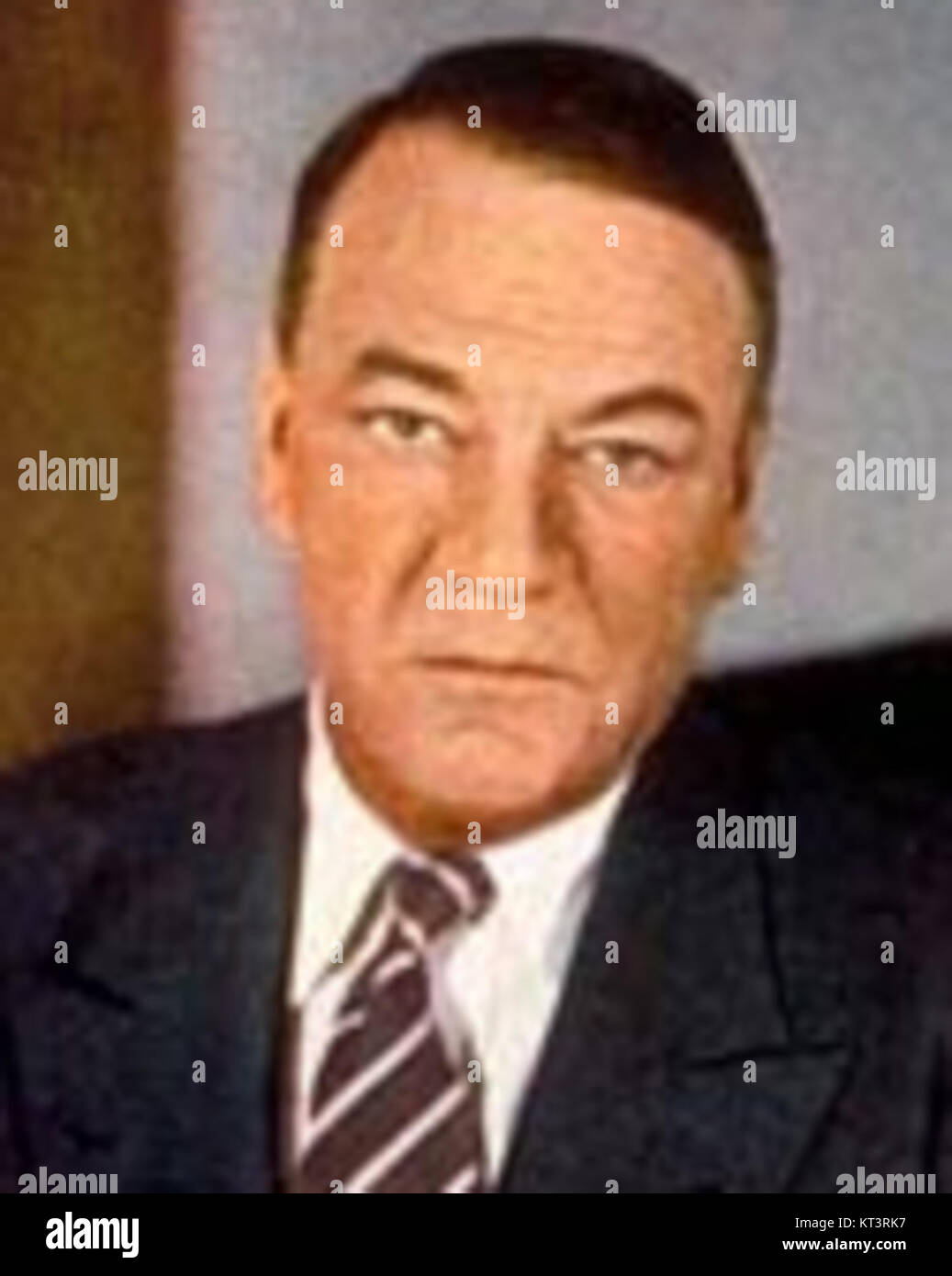 Hugh S. Johnson war ein prominenter General der US-Armee und Industrialist, bekannt für seine Rolle im Zweiten Weltkrieg und die Führung in der National Recovery Administration. Stockfoto