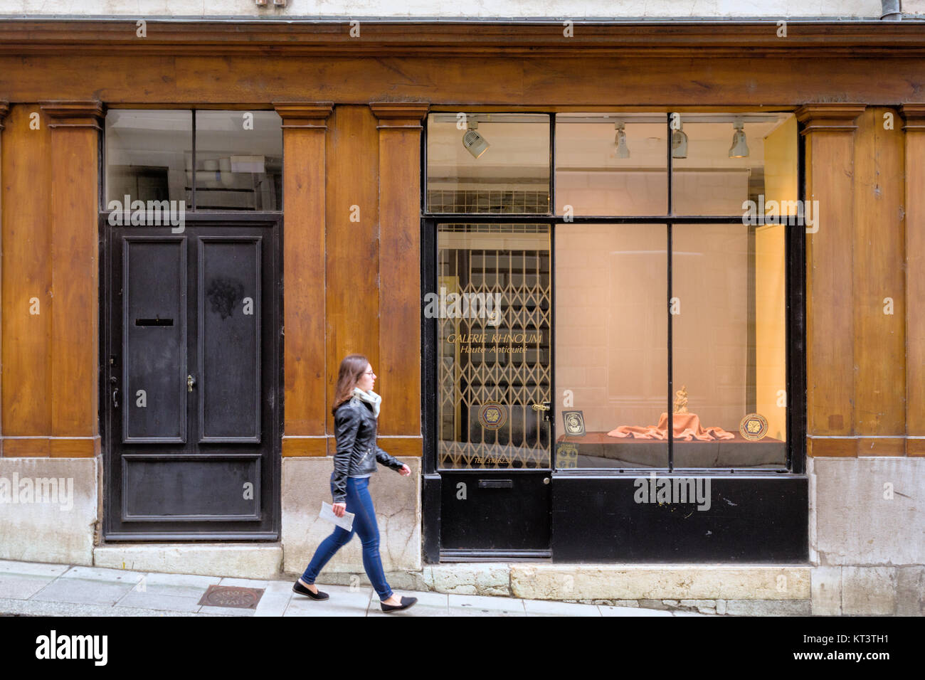 Genf, Schweiz - September 03, 2017: Luxus Shop in der Hauptstraße der Altstadt Stockfoto