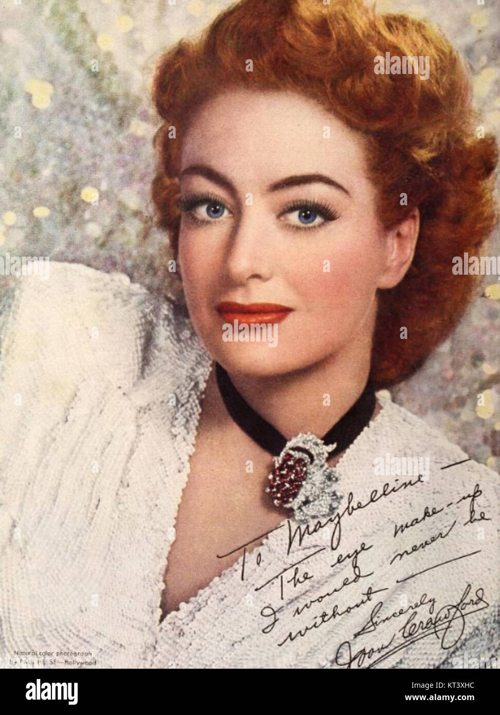 Joan Crawford, der 1946 von Paul Hesse Stockfoto