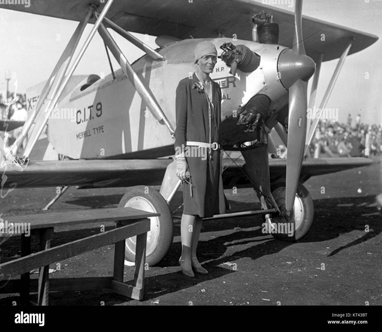 Amelia Earhart ca. 1928 Stockfoto