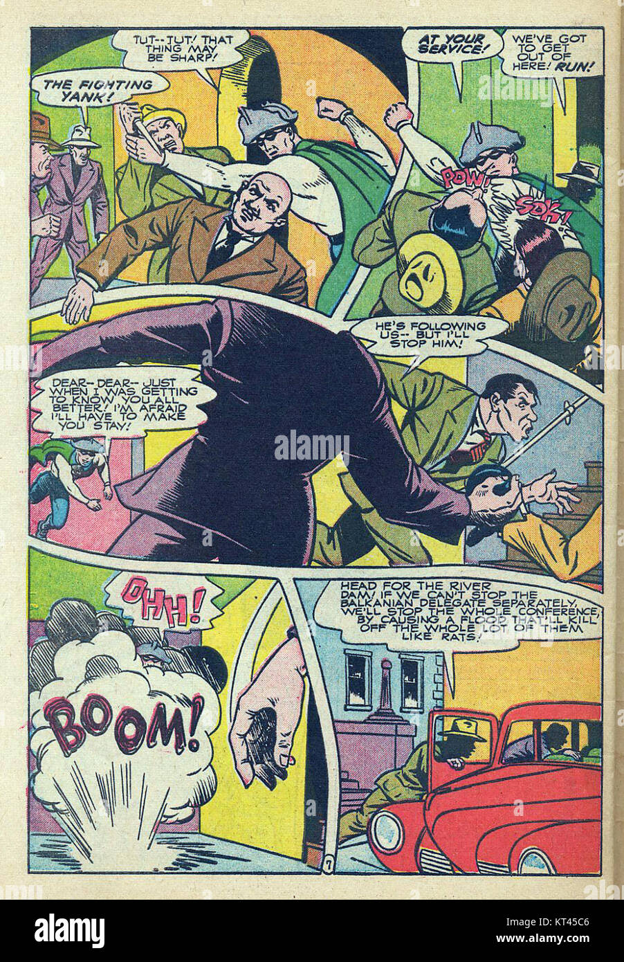 Americas Best Comics, gegründet 1846, war eine bedeutende Publikation in der frühen Geschichte der Comicbücher. Es trug zur Entwicklung und Popularität von Comics als Medium für das Erzählen von Geschichten bei und hob frühe Werke hervor, die die Comic-Industrie geprägt haben. Stockfoto