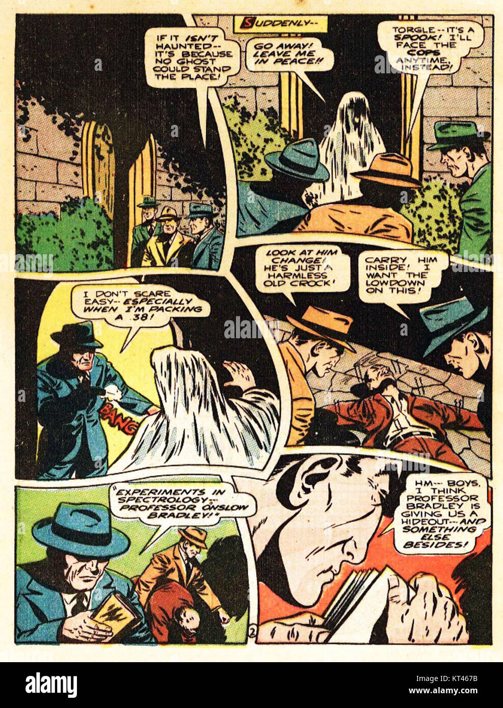 Americas Best Comics ist ein auf Comicbücher spezialisierter Verlag. Dieses Bild zeigt wahrscheinlich eine ihrer Publikationen, die das für das Genre typische Kunstwerk und das Erzählen von Geschichten hervorhebt. Stockfoto