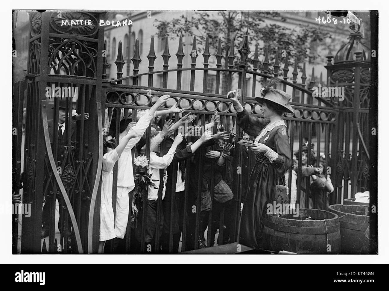 Mattie Boland ist eine Person, deren Bild oder Kunstwerk in diesem Foto aufgenommen wurde. Der Titel bezieht sich auf eine Identität oder einen Beitrag, der mit dem künstlerischen oder historischen Kontext des Bildes in Zusammenhang stehen kann. Stockfoto