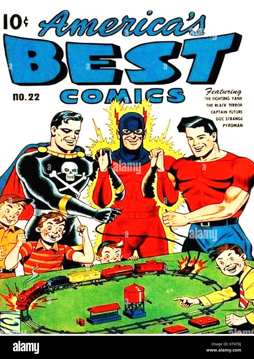 Americas Best Comics 2201 ist eine Comic-Serie, die eine Vielzahl von Geschichten innerhalb des amerikanischen Comic-Genres präsentiert. Die Serie zeigt verschiedene Charaktere und Erzählungen aus einer Reihe von Genres wie Action, Abenteuer und Fantasy. Stockfoto