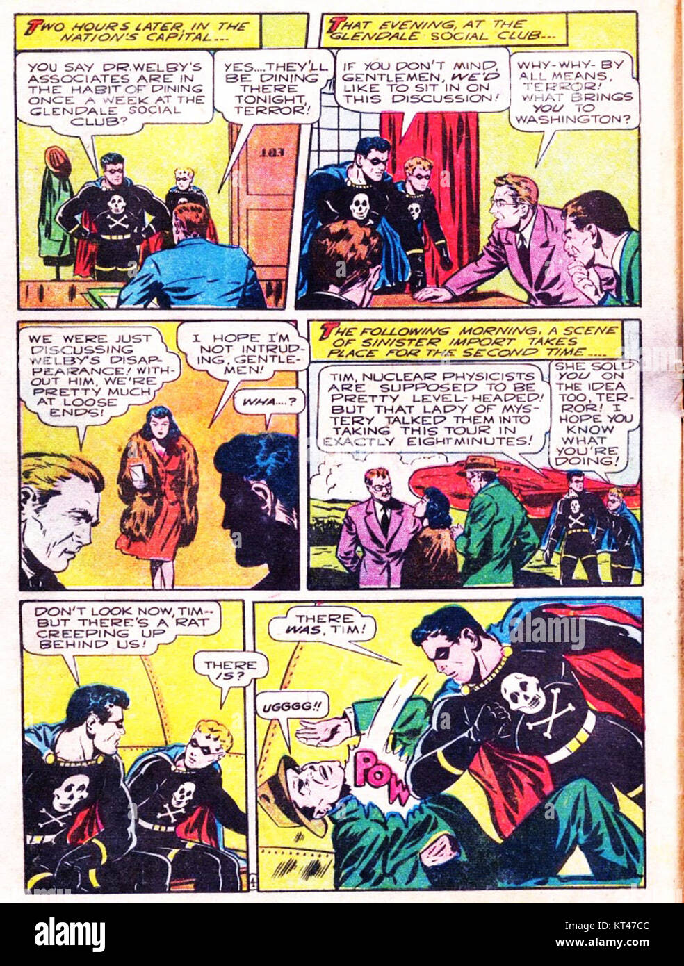 AmericasBestComics ist eine Comicserie, die eine Reihe einzigartiger Charaktere und Erzählungen präsentiert und eine spannende Sammlung von Geschichten schafft, die die Leser mit verschiedenen Abenteuern und Themen in ihren Bann ziehen. Stockfoto