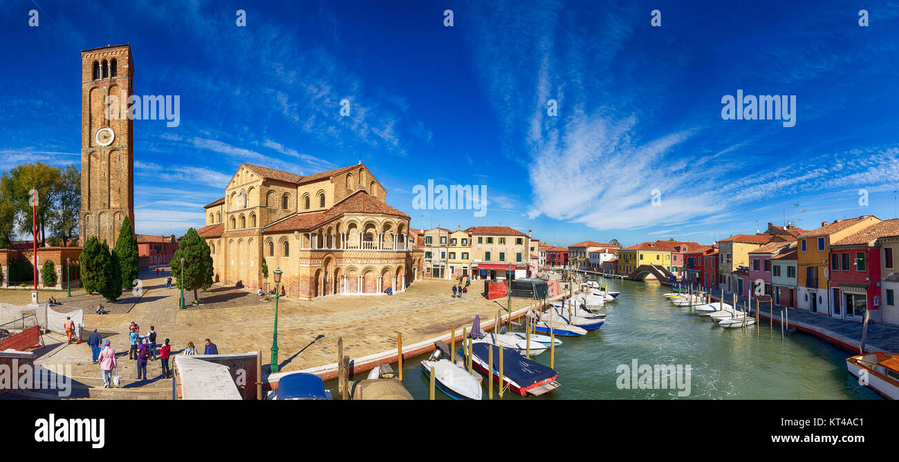 Die Basilika Santa Maria e San Donato auf die Insel Murano, Teil der venezianischen Insel Komplex, Venedig, Italien Stockfoto