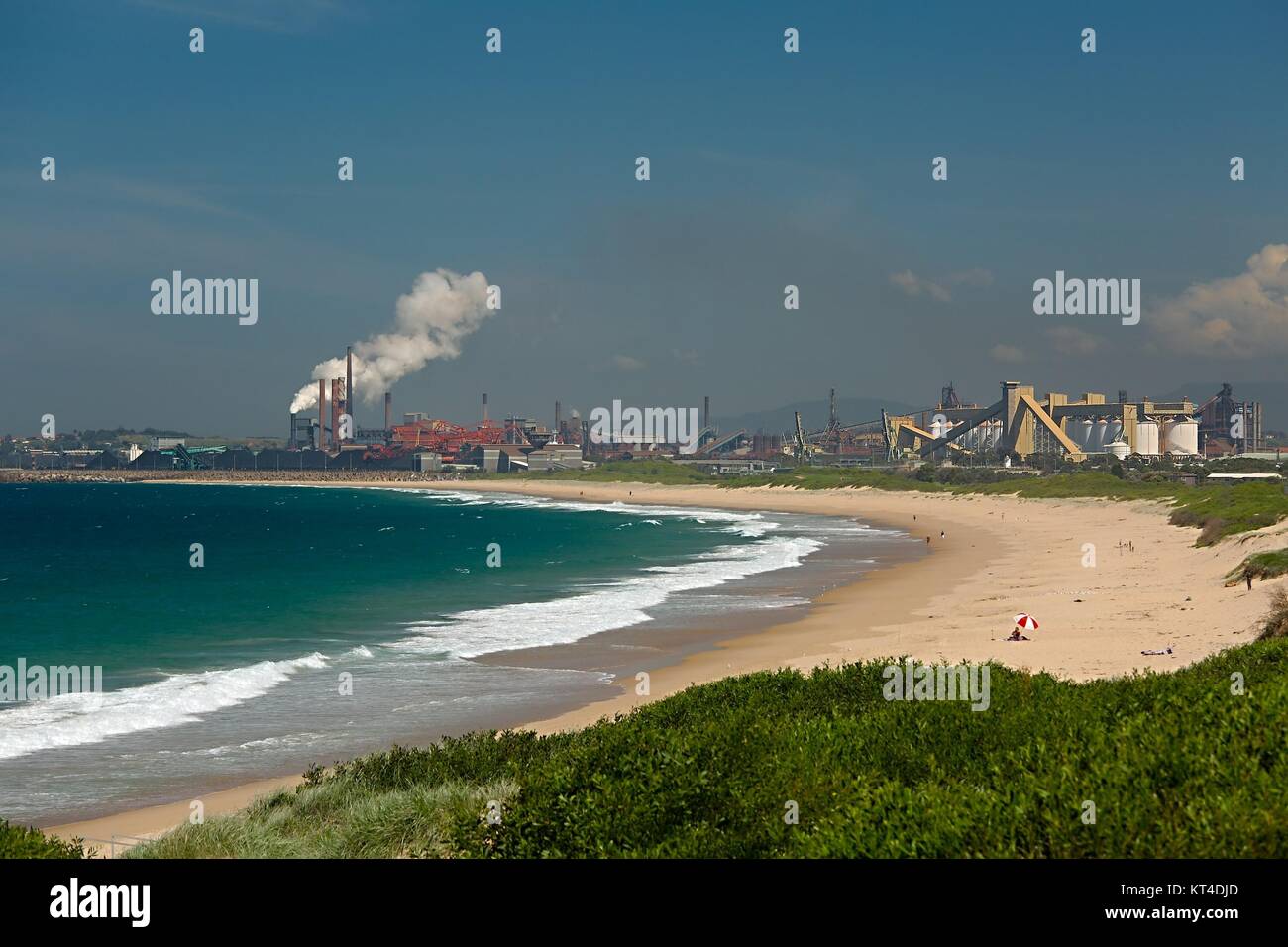 Strand von Wollongong Stockfoto