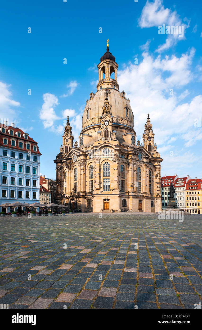 Frauenkirche in Dresden, Sachsen, Deutschland Stockfoto