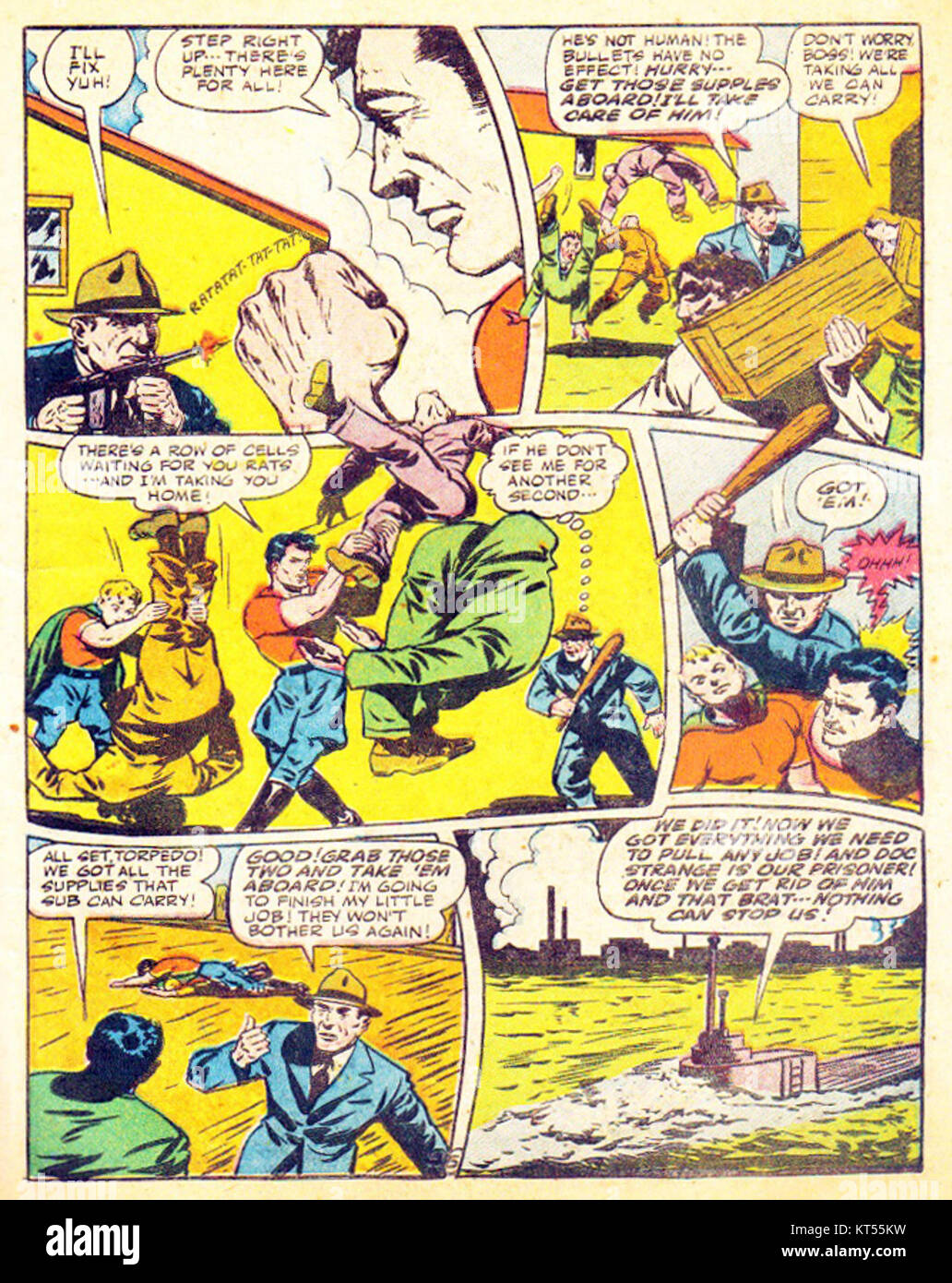 America's Best Comics enthält eine Sammlung von Graphic Novels und Comicbüchern, die die Errungenschaften und Beiträge amerikanischer Comic-Autoren und -Geschichten hervorheben. Stockfoto