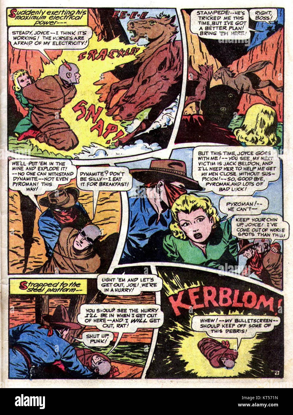 AmericasBestComics ist eine Comic-Serie mit einer Vielzahl von Superhelden- und Action-Adventure-Geschichten. Die Serie ist bekannt für ihre kreativen Geschichten und farbenfrohen Charaktere. Stockfoto