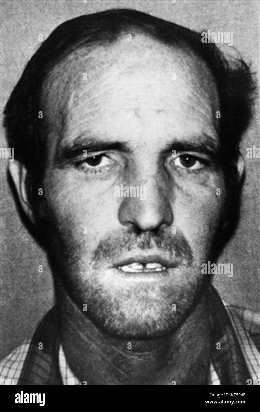 Ottis Toole war ein US-amerikanischer Krimineller, der für seine Beteiligung an mehreren Morden bekannt war. Er war ein enger Mitarbeiter von Henry Lee Lucas und erlangte Bekanntheit für seine Geständnisse von Verbrechen, obwohl viele später als falsch erwiesen wurden. Stockfoto