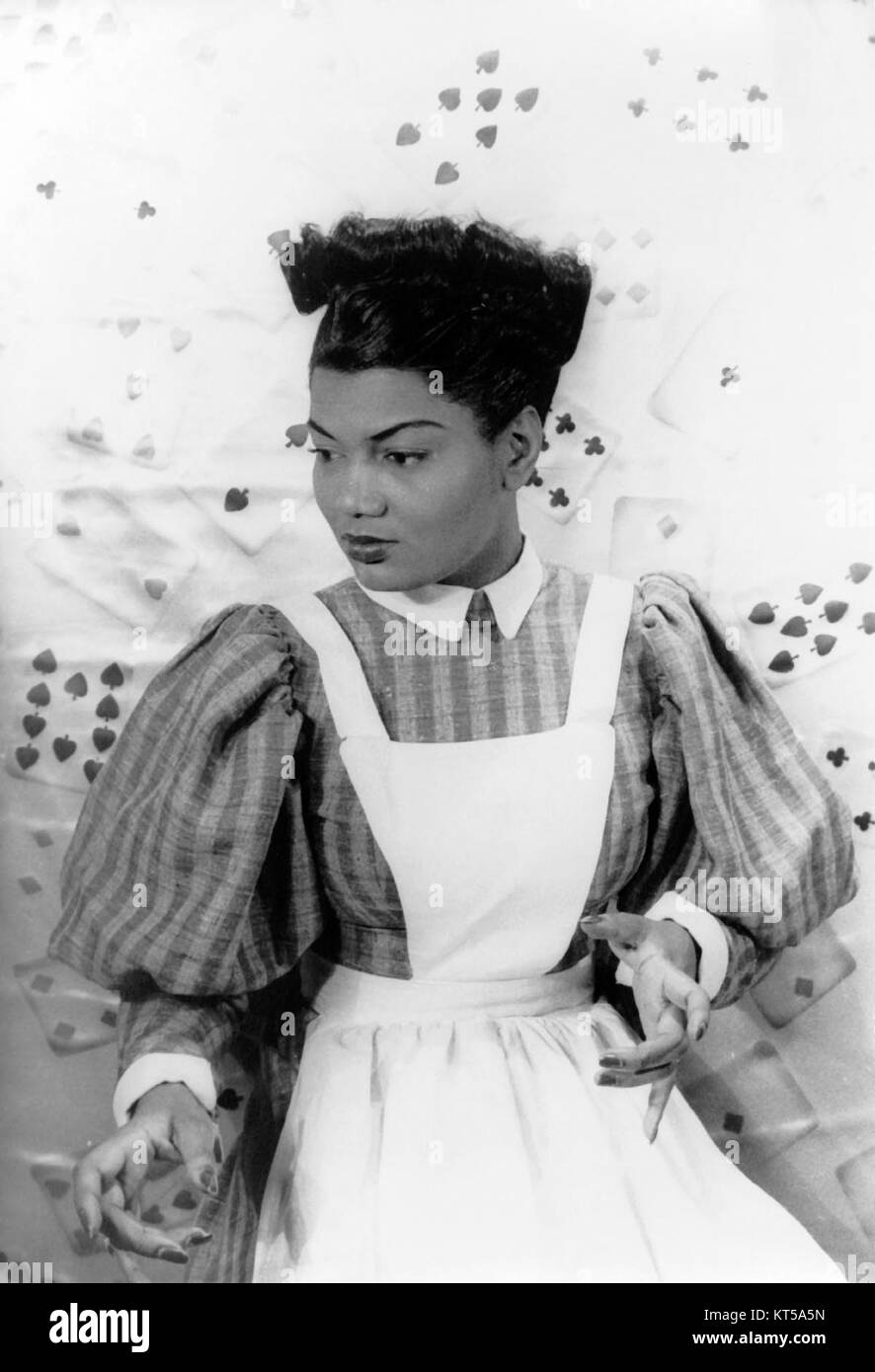 Pearl Bailey war eine US-amerikanische Sängerin und Schauspielerin, die für ihre Auftritte auf der Bühne und im Film bekannt war. Sie war eine Schlüsselfigur in der amerikanischen Unterhaltung und eine Pionierin der afroamerikanischen Künstlerin. Stockfoto