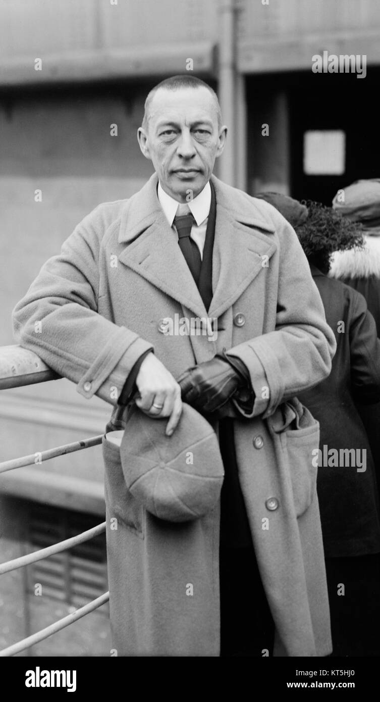 Sergej Rachmaninoff LOC 33969 u Stockfoto