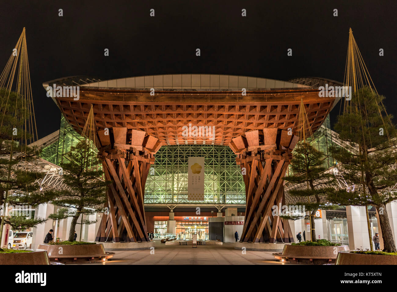Kanazawa Bahnhof, Kanazawa City, Präfektur Ishikawa, Japan