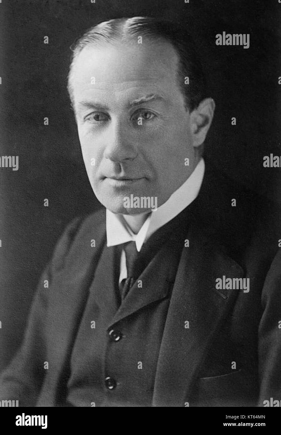Stanley Baldwin war ein britischer Politiker, der mehrmals Premierminister war. Seine politische Karriere ist geprägt von seiner Führung in wichtigen Zeiträumen der britischen Geschichte, insbesondere in der Zwischenkriegszeit. Stockfoto