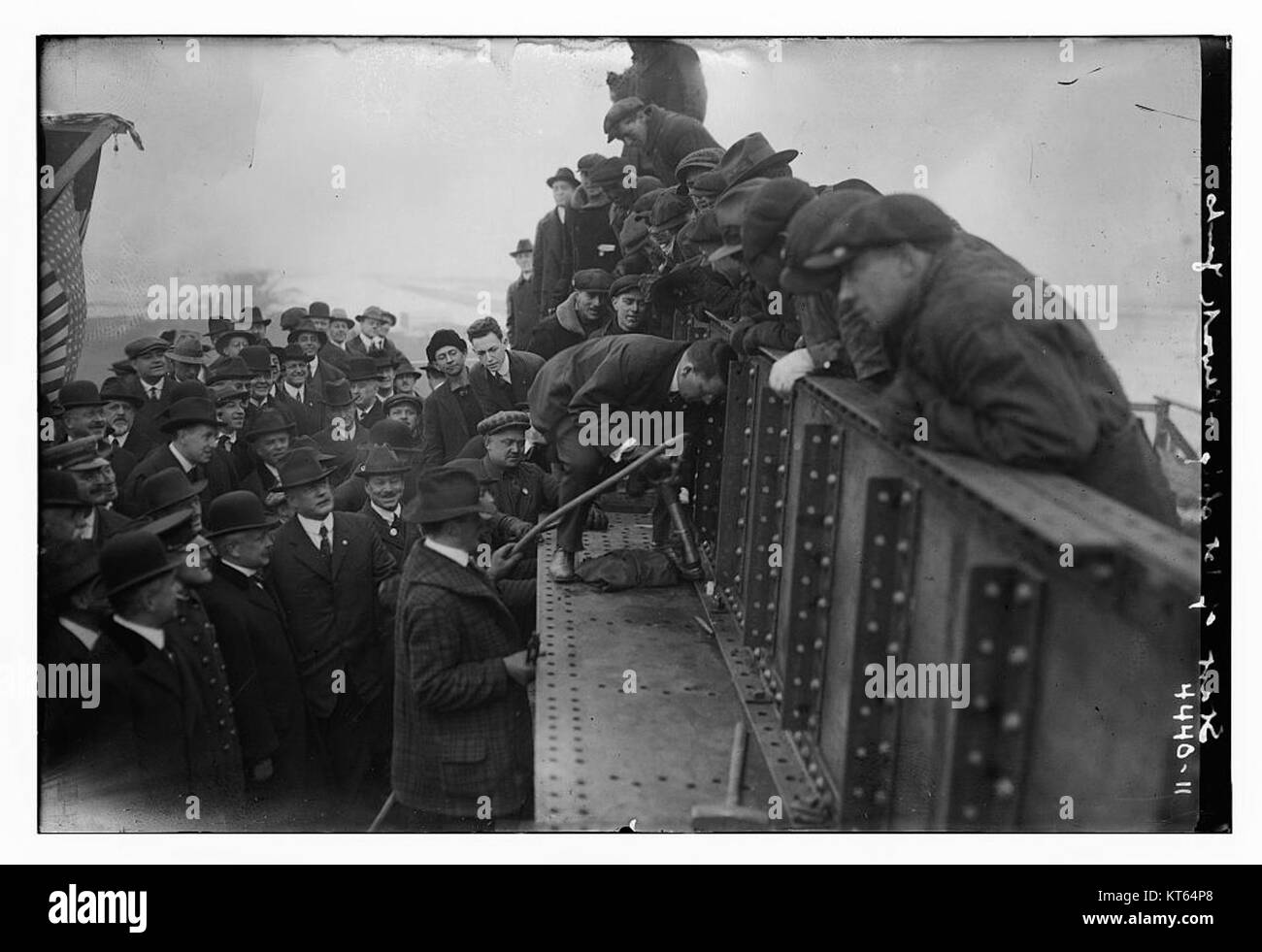 1. Schiff beginnen, Newark Yards (24169297321) Stockfoto