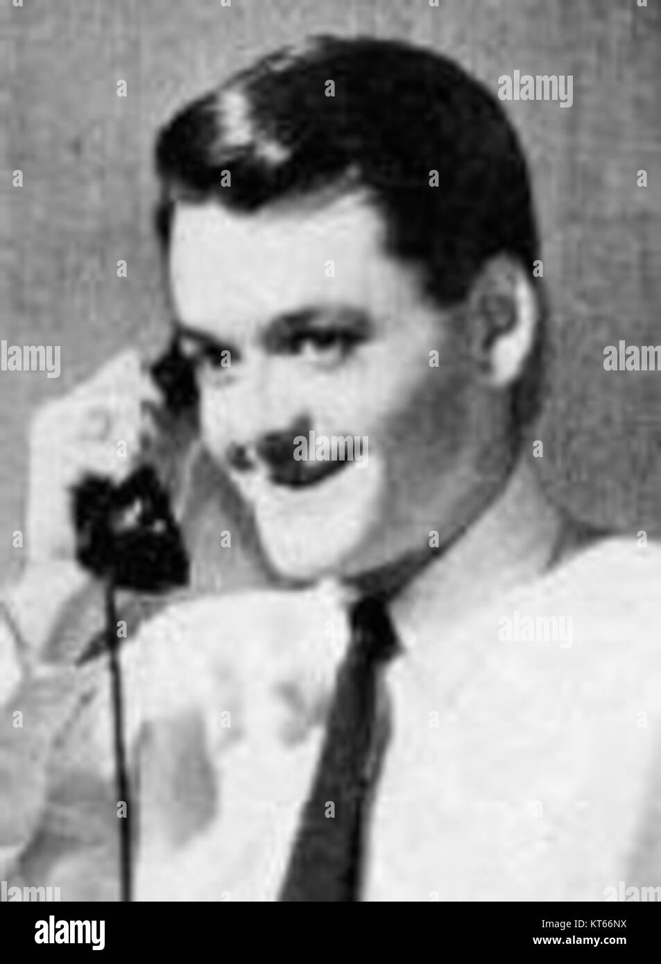 Ein zugeschnittenes Bild aus „The Brighter Day“, einer Szene aus dem Jahr 1954. Das Bild zeigt Schlüsselfiguren und Ereignisse aus der Produktion und fängt das Wesen der Show während ihrer Sendezeit ein. Stockfoto