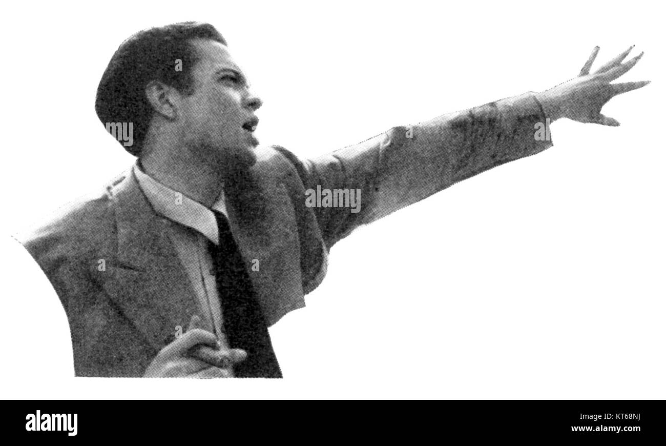 Dies bezieht sich auf den Film *Too Much Johnson* aus dem Jahr 1938, eine Komödie von Orson Welles, die viele Jahre verloren ging, bevor sie 2008 wiederentdeckt wurde. Stockfoto