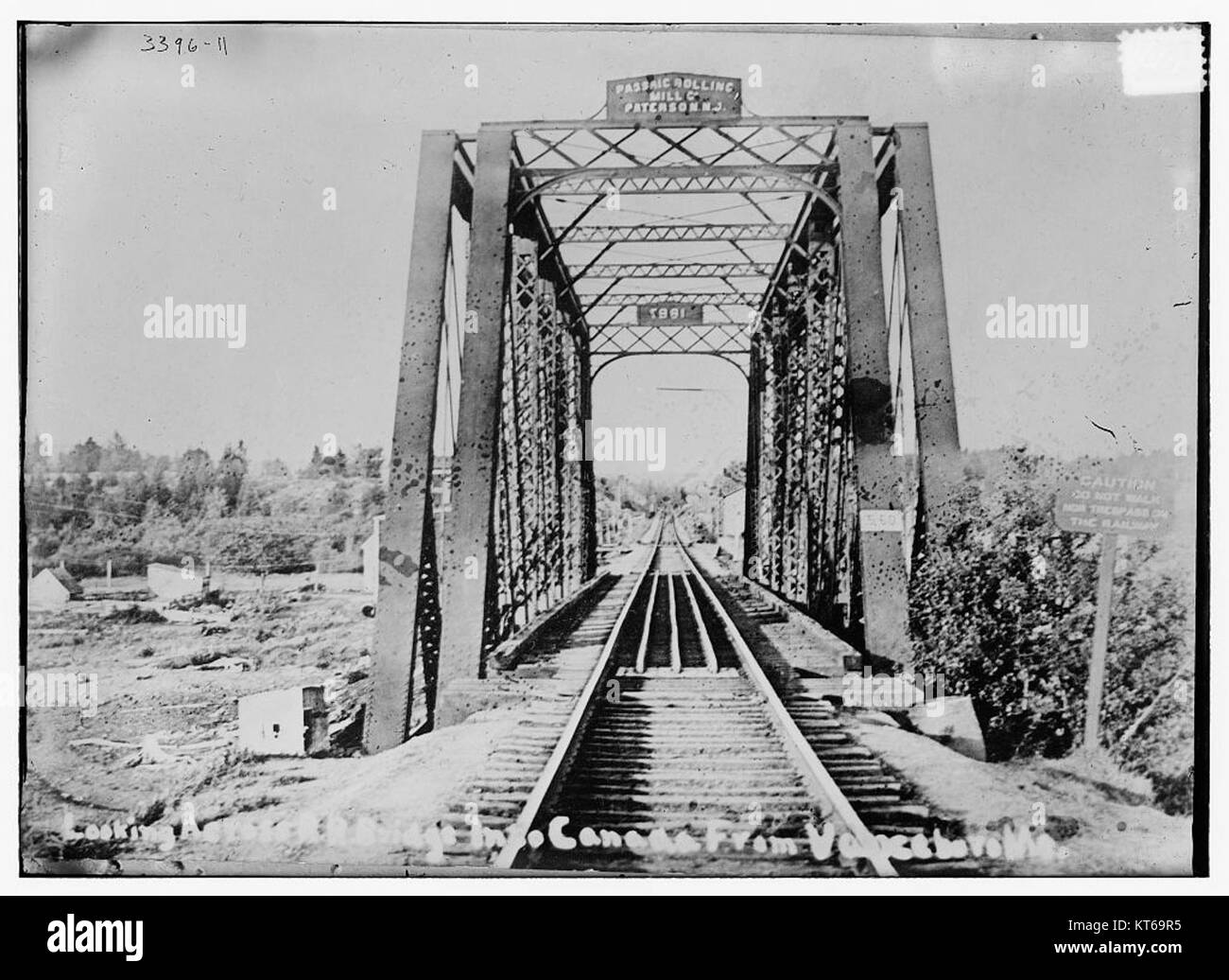 Die Vanceboro Bridge in den Vereinigten Staaten ist ein wichtiges bauliches Wahrzeichen, das für ihre Konstruktion und Funktion als wichtige Verkehrsverbindung zwischen Regionen bekannt ist. Stockfoto