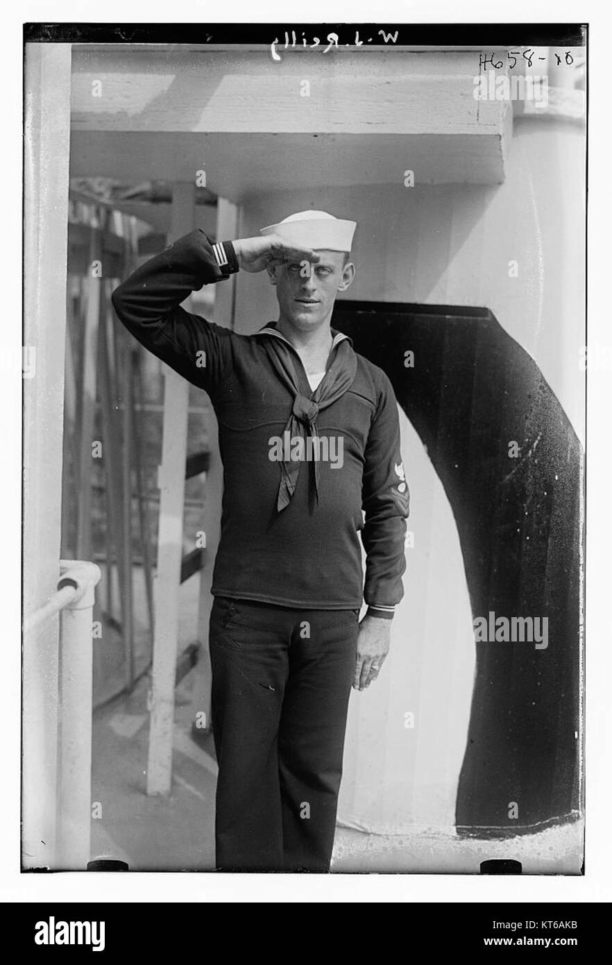 W.J. Reilly war eine prominente Persönlichkeit, bekannt für seine Beiträge zu seinem Fachgebiet. Dieses Bild repräsentiert sein Vermächtnis und seinen Einfluss auf die Branche, wie es in der historischen Fotografie festgehalten wurde. Stockfoto