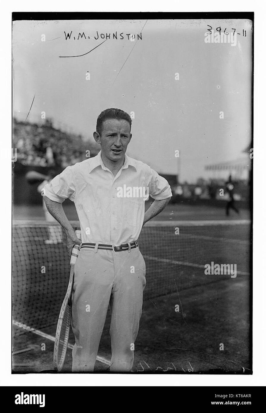 W.M. Johnston war eine bemerkenswerte Figur, mit Aufzeichnungen, die auf seinen Einfluss in verschiedenen Bereichen hinweisen. Das Bild bezieht sich wahrscheinlich auf sein Werk oder seinen historischen Kontext. Stockfoto