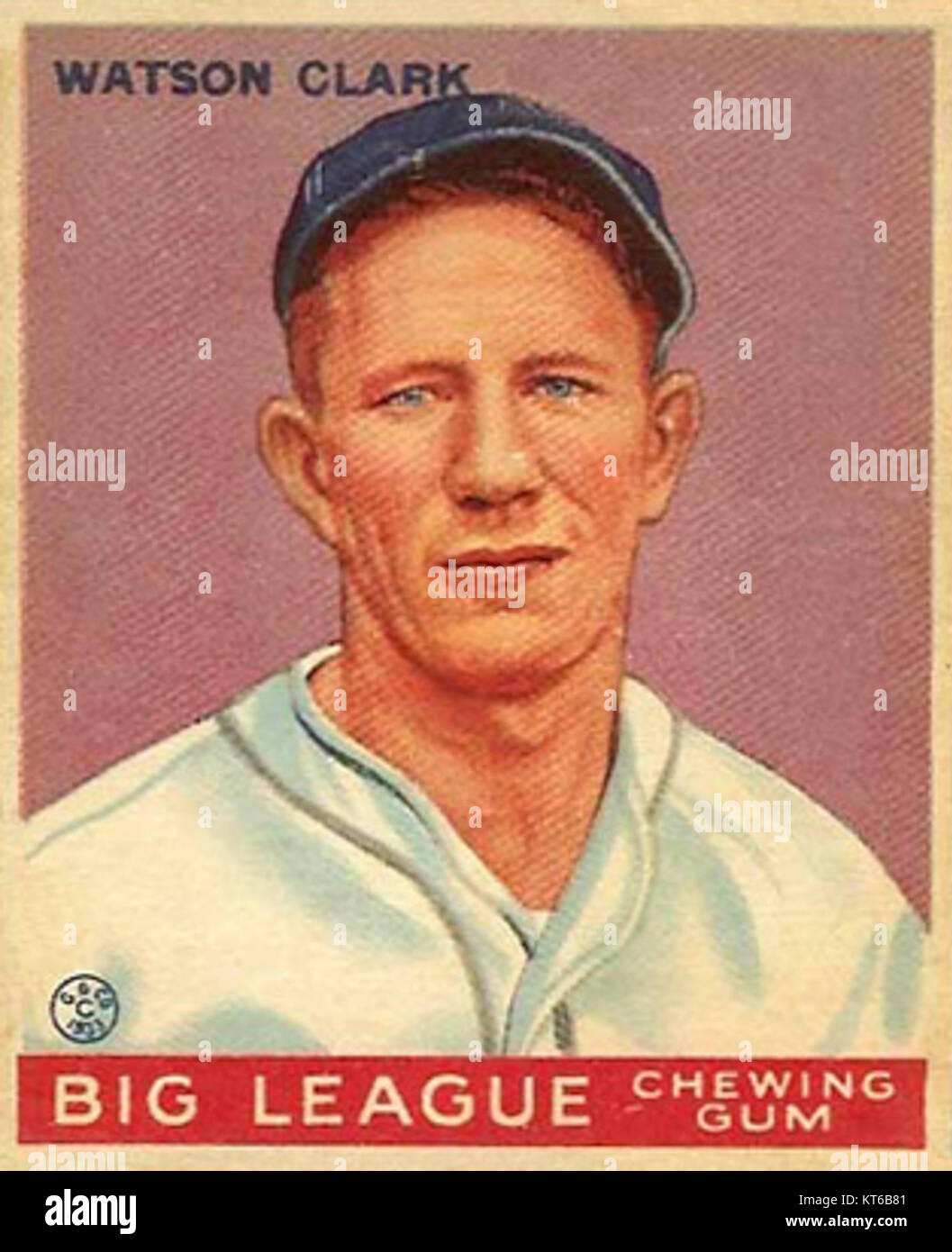 Die Watson Clark Goudey-Karte ist ein Sammlerstück, das das grafische Design und die Drucktechniken des frühen 20. Jahrhunderts widerspiegelt. Sie ist besonders für ihre detaillierten Illustrationen und ihre kulturelle Bedeutung bekannt. Stockfoto Die Watson Clark Goudey-Karte ist ein Sammlerstück, das das grafische Design und die Drucktechniken des frühen 20. Jahrhunderts widerspiegelt. Sie ist besonders für ihre detaillierten Illustrationen und ihre kulturelle Bedeutung bekannt. Stockfoto