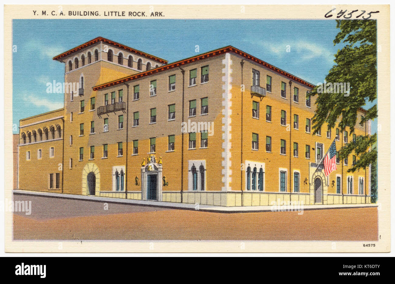 Y.M.C.A. Gebäude, Little Rock, Lade (64575) Stockfoto