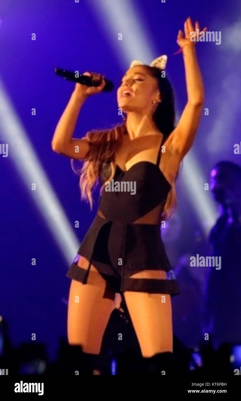 Ariana Grande - die Flitterwochen Tour Live Jakarta (3) (7/8) (7/8) Stockfoto