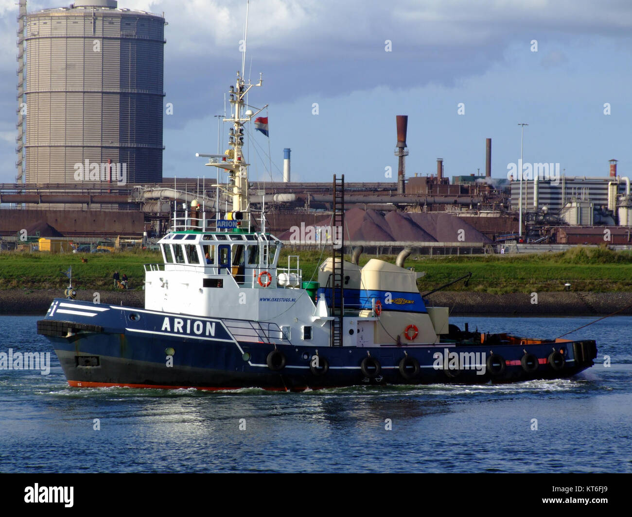 Arion IMO 7528491, Rufzeichen PFBZ Foto2 vor den Schleusen IJmuiden, Niederlande 28-Aug-2007 Stockfoto