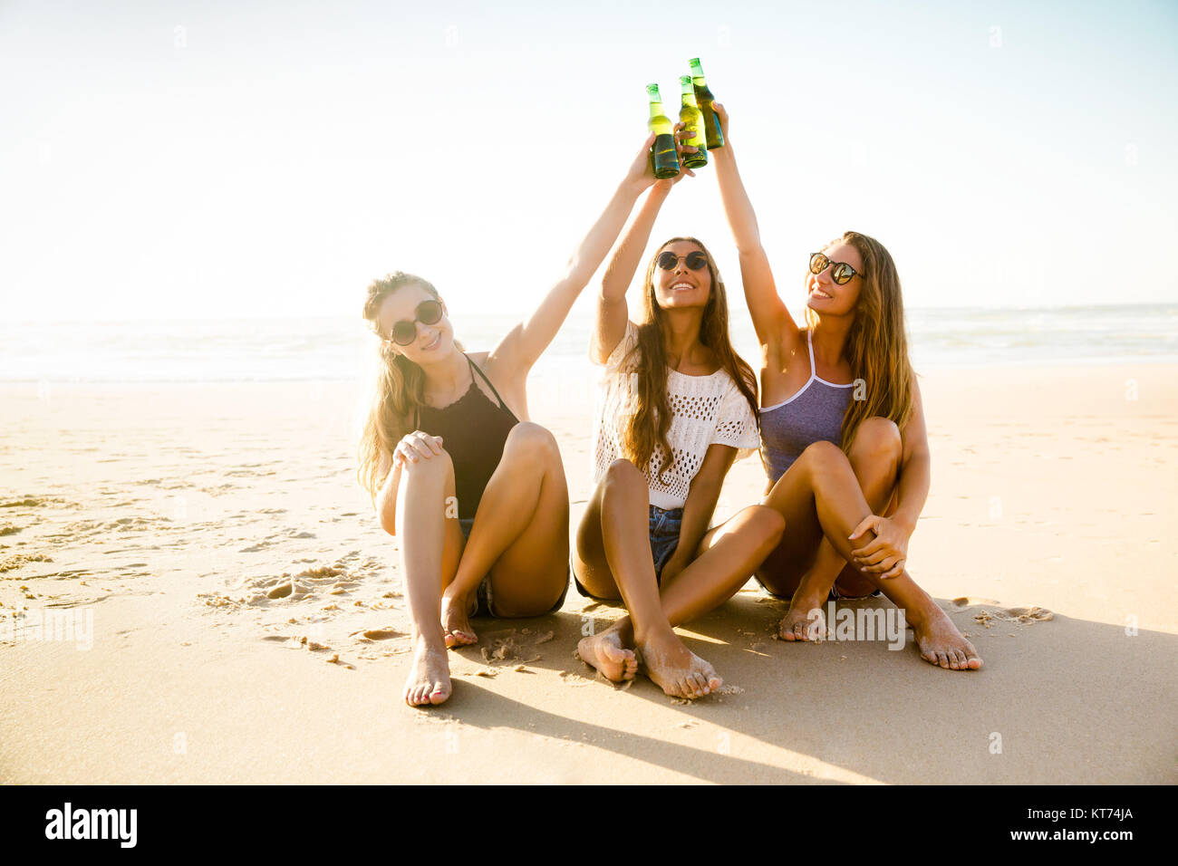 Wir lieben Sommer Stockfoto